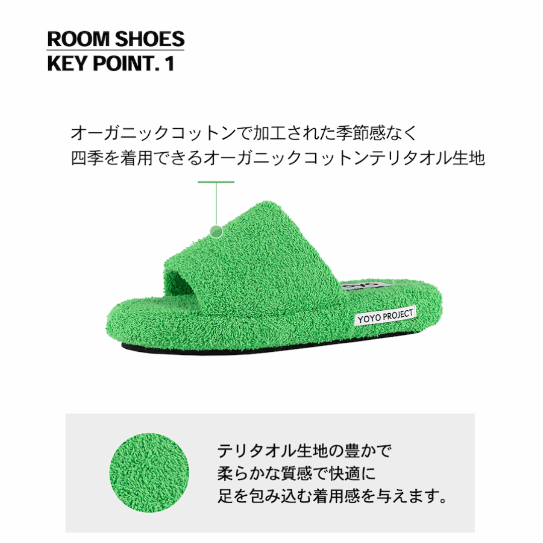 ROOM SHOES FULUFF BLACK